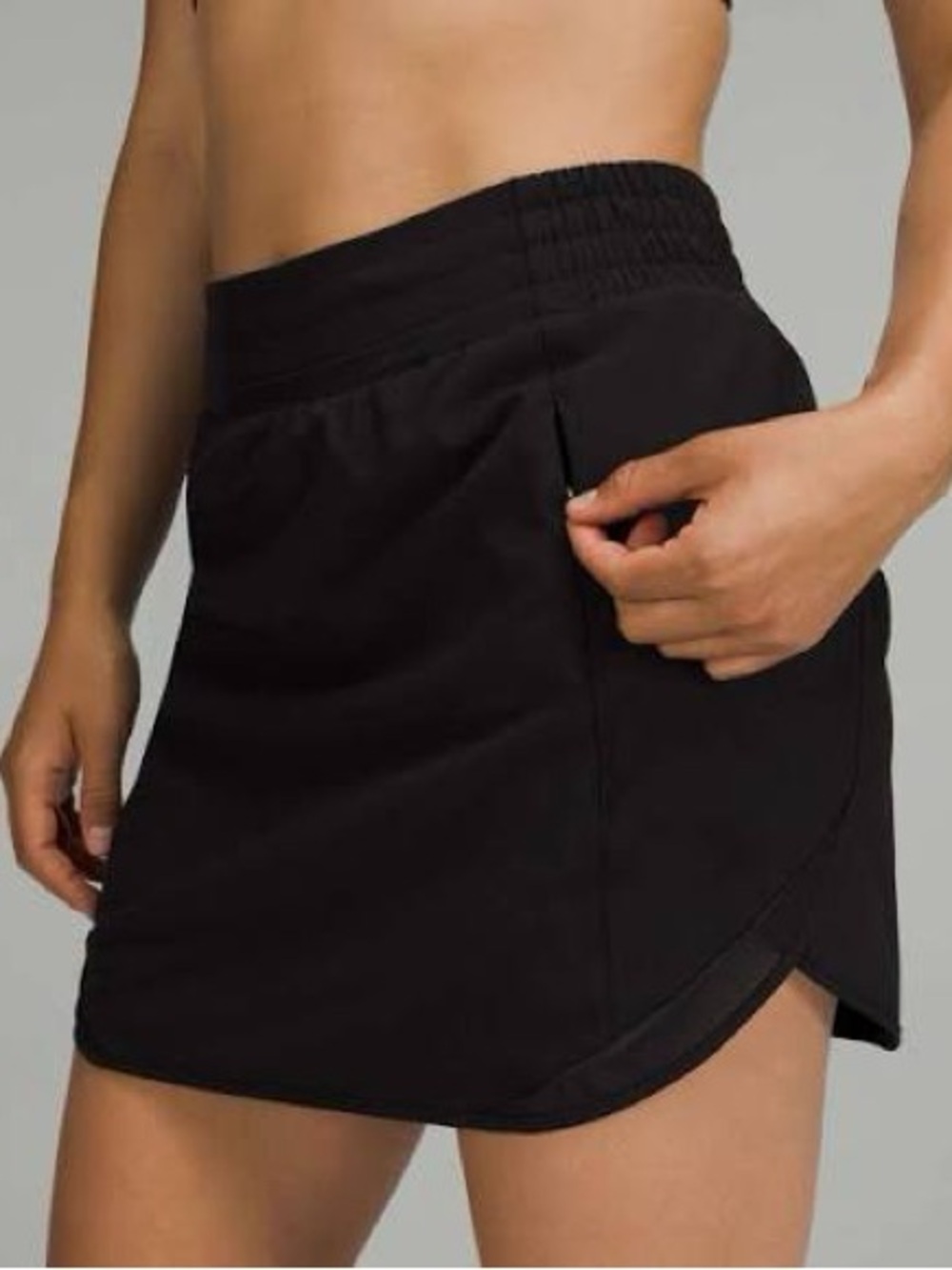 lululemon athletica Black Active Skort with Side Pocket